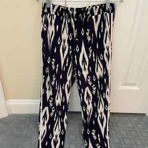 Xhilaration Tapered Silky Pants Navy Size Small